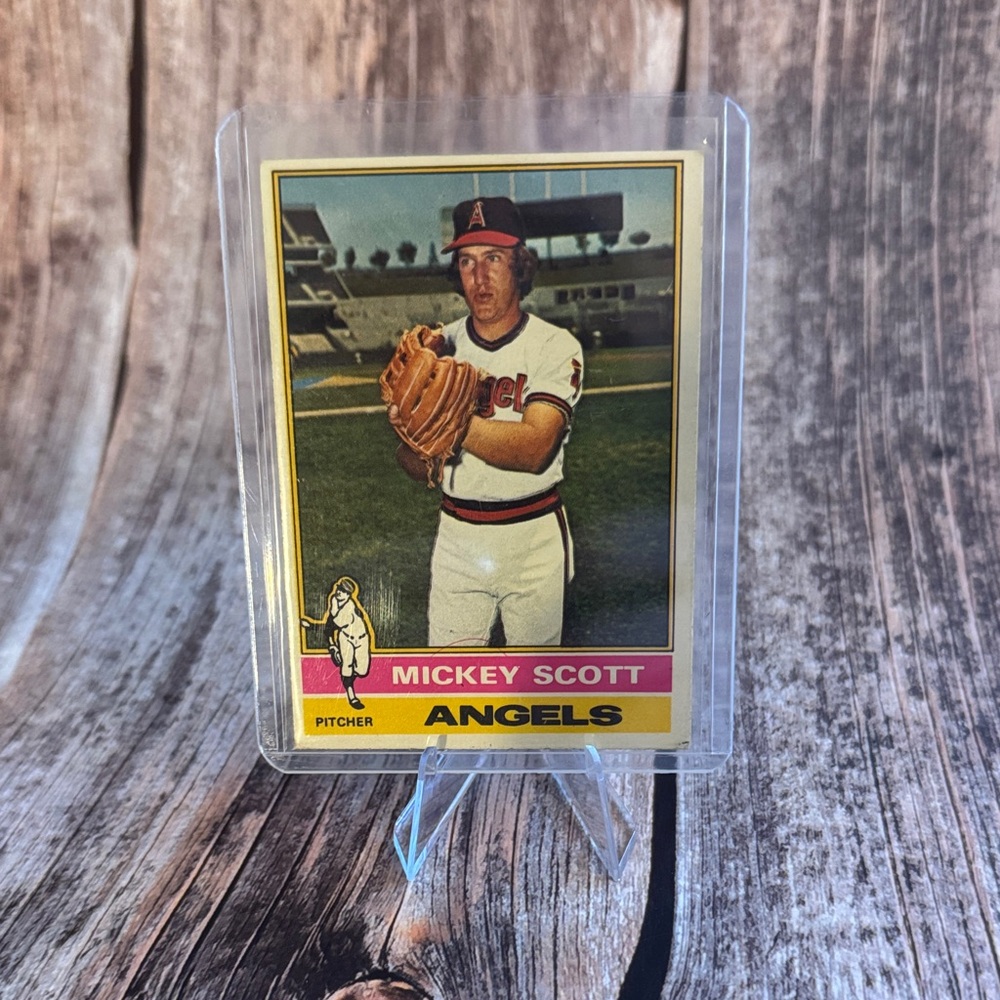 Vintage 1978 Topps Mickey Scott #276 Angels Baseball Trading Card Item #ME5895